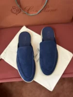 Loro Piana Babouche Walk Men's Suede Mule FAM3488 WOUC - Image 2
