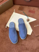 Loro Piana Babouche Walk Men's Suede Mule FAM3488 WOK9 - Image 2