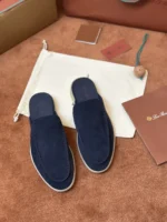 Loro Piana Babouche Walk Men's Suede Mule FAM3488 W948 - Image 2