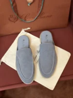 Loro Piana Babouche Walk Men's Suede Mule FAM3488 60HF - Image 2