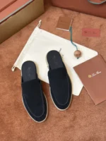 Loro Piana Babouche Walk Men's Suede Mule FAM3488 W000 - Image 2