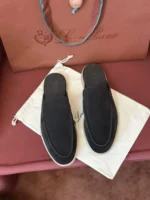 Loro Piana Babouche Walk Men's Suede Mule FAM3488 MB97 - Image 3