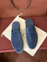 Loro Piana Babouche Walk Men's Suede Mule FAM3488 WOYZ - Image 3