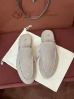 Loro Piana Babouche Walk Men's Suede Mule FAM3488 D840 - Image 3