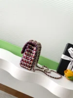Chanel CF Sequined SO Handbag 21cm - Image 2