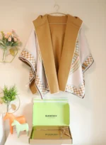 Burberry Wool Cashmere Double-Sided Cape - Image 2