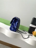 Chanel CF Sequined SO Handbag 21cm - Image 2