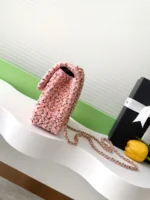 Chanel CF Sequined SO Handbag 21cm - Image 2
