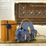 Louis Vuitton Montsouris Cargo Backpack Denim M27330 - Image 2