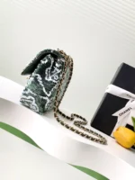 Chanel CF Sequined SO Handbag 21cm - Image 2