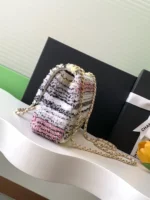 Chanel CF Sequined SO Handbag 21cm - Image 2