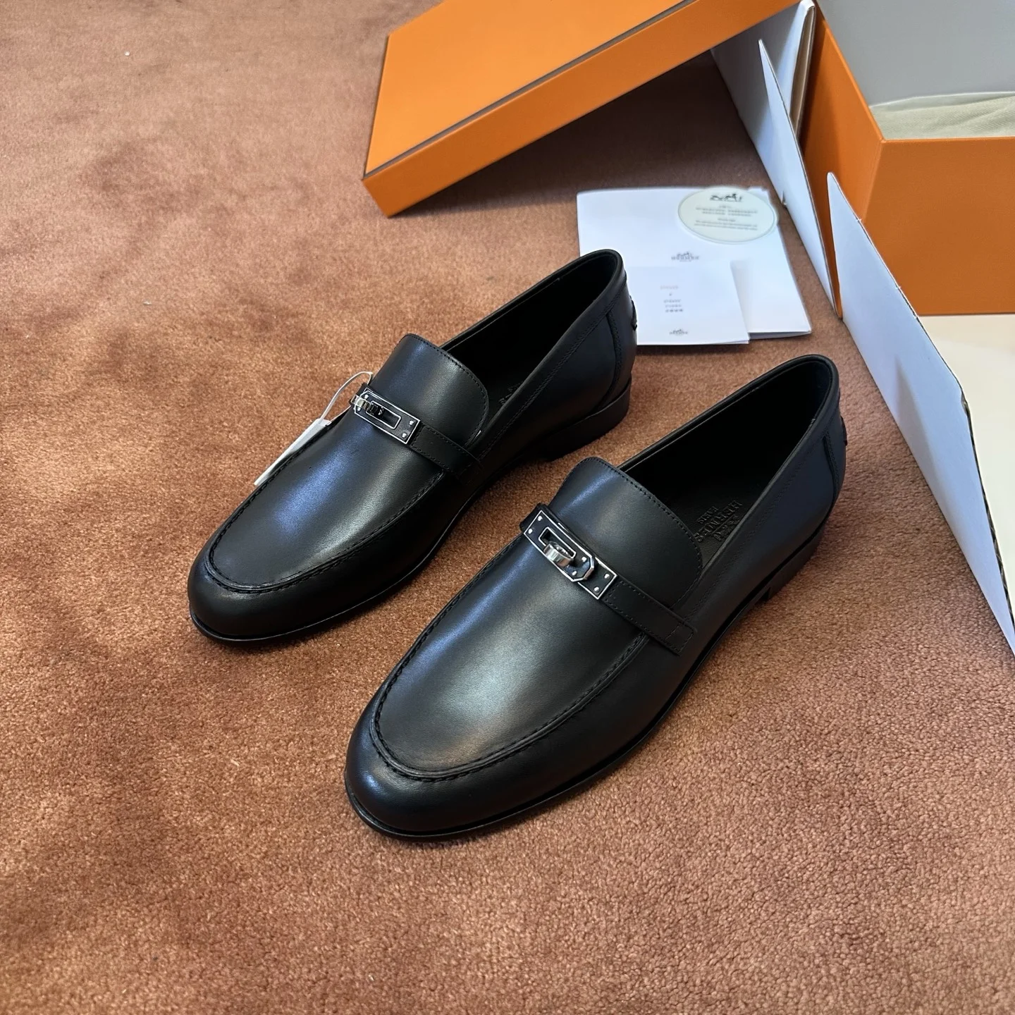 2-1385 Hermès Kelly Buckle Loafer - Image 1