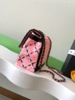 Chanel CF Sequined SO Handbag 21cm - Image 2