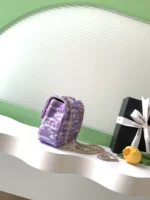 Chanel CF Sequined SO Handbag 21cm - Image 2