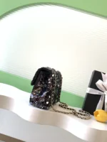 Chanel CF Sequined SO Handbag 21cm - Image 2