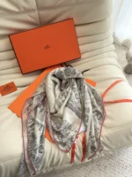 Hermès 2026 Silk Cashmere Shawl 140 - Image 2