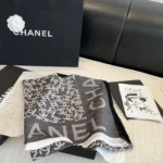 Chanel 26C CC Logo Square Scarf 122cm - Image 2