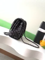 Chanel CF Sequined SO Handbag 21cm - Image 2
