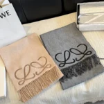 Loewe Anagram Reversible Cashmere Scarf - Image 2