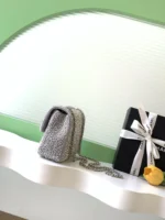 Chanel CF Sequined SO Handbag 21cm - Image 2