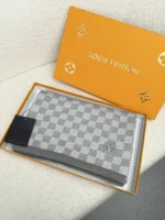 Louis Vuitton Petit Damier Knit Wool Scarf - Image 2