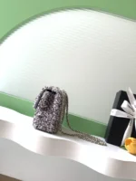 Chanel CF Sequined SO Handbag 21cm - Image 2