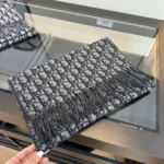 Dior Oblique Reversible Cashmere Scarf - Image 3