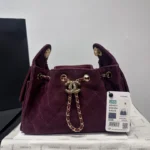 Chanel 26P Mini Hippie Drawstring Bucket Bag 20cm - Image 2