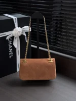 Chanel 26A Suede Classic Flap Bag 22cm - Image 2