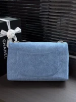 Chanel 26S Denim Maxi Flap Bag 38.5cm - Image 2