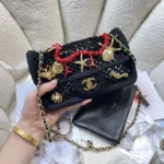 Chanel 26M Coco Beach Woven Flap Bag 21cm - Image 2