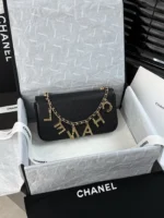 Chanel 26A Letter Charm Chain Flap Bag 22cm - Image 2