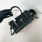 Prada LuxSoft Bonnie Mini Leather Bag 23.5cm - Image 2