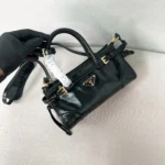Prada LuxSoft Bonnie Mini Leather Bag 23.5cm - Image 2