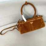 Prada LuxSoft Bonnie Suede Bag 32cm - Image 2