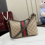 Gucci Core GG Web Shoulder Bag with Mini Pouch 25cm - Image 2