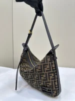 Fendi Simply Fendi Medium FF Jacquard Hobo Bag 34.5cm - Image 2