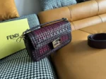 Fendi Baguette Woven Leather Bag 27cm - Image 2
