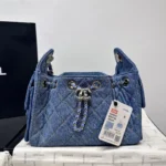 Chanel OHANEL 26A Denim Handbag - Image 2