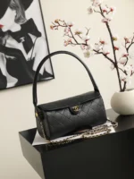 Chanel 26A Bowling Bag with Chain 23cm - Image 2