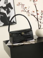 Chanel 26A Bowling Bag with Chain 23cm - Image 2