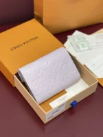 Louis Vuitton Zoé Wallet Monogram Empreinte Misty Lilac 12cm - Image 2