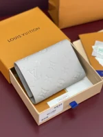 Louis Vuitton Victorine Wallet Monogram Empreinte Grey 12cm - Image 2