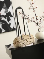 Chanel Kiss-Lock Bowling Shoulder Bag Spotted Print - Image 2