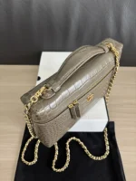 Chanel Khaki Handbag - Image 2