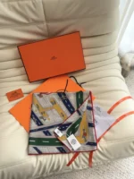 Hermes Cashmere Silk Scarf 140*140cm - Image 2