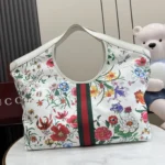 Gucci Giglio Large Flora Print Tote Bag with Pouch - Image 2
