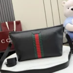 Gucci Primavera Web Stripe Leather Shoulder Bag 30cm - Image 2