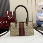 Gucci Borsetto Horsebit GG Canvas Boston Bag 28cm - Image 2