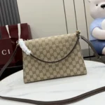 Gucci Primavera Horsebit GG Canvas Shoulder Bag 27.5cm - Image 2